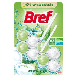 Bref Power Aktiv GOAl Mint 2x50g kuličky | Čistící, dezinf.prostř., dezodoranty - Přípravky na WC - Závěsy na WC a pissoárové kostky Bref Power Aktiv GOAl Mint 2x50g kuličky | Čistící, dezinf.prostř., dezodoranty - Přípravky na WC - Závěsy na WC a pissoárové kostky